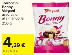 Carrefour Torroncini Bonny Vergani offerta