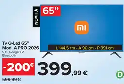 Carrefour Tv Q-Led 65" Xiaomi offerta