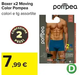 Carrefour Boxer Moving Color Pompea offerta
