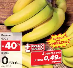 Carrefour Market Banane offerta
