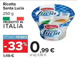 Carrefour Market Ricotta Santa Lucia offerta