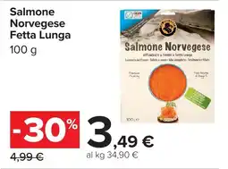Carrefour Market Salmone Norvegese offerta