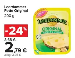 Carrefour Market Leerdammer Fette Original offerta