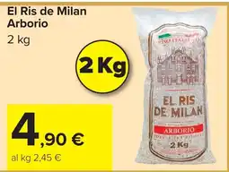 Carrefour Market El Ris de Milan Arborio offerta