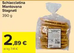 Carrefour Market Schiacciata Mantovana Stagnati offerta
