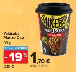Carrefour Market Yakisoba Manzo Cup offerta