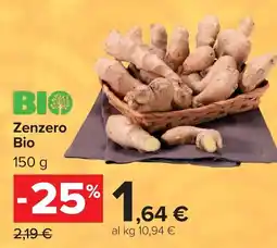 Carrefour Market Zenzero Bio offerta