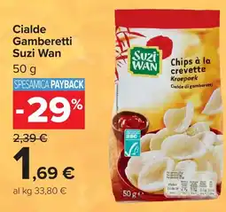 Carrefour Market Cialde Gamberetti Suzi Wan offerta