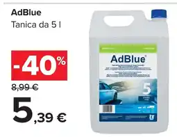 Carrefour Market AdBlue Tanica da 5 l offerta