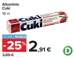 Carrefour Market Alluminio Cuki offerta