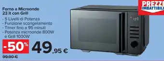 Forno a Microonde con Grill