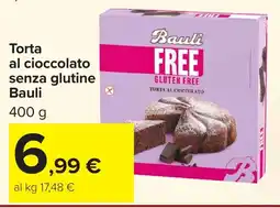 Carrefour Market Torta al cioccolato senza glutine Bauli offerta