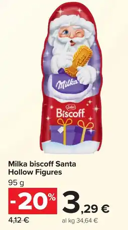 Carrefour Market Milka biscotti Santa offerta