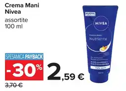 Carrefour Crema Mani Nivea offerta