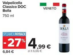 Carrefour Valpolicella Classico DOC Bolla offerta