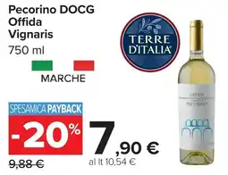 Carrefour Pecorino DOCG Offida Vignaris offerta