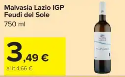 Carrefour Malvasia Lazio IGP Feudi del Sole offerta