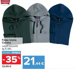 Carrefour Felpa Uomo Carrera offerta
