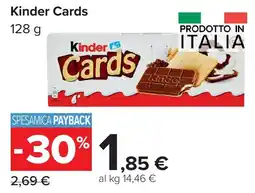 Carrefour Market Kinder Cards offerta