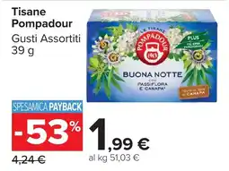 Carrefour Market Tisane Pompadour Gusti Assortiti offerta