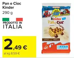 Carrefour Market Kinder Pan e Cioc offerta