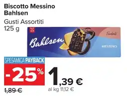 Carrefour Market Biscotto Messino Bahlsen offerta