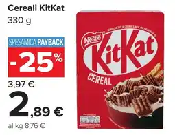 Carrefour Market Cereali KitKat offerta