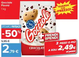 Carrefour Market Gocciolè Pavesi offerta