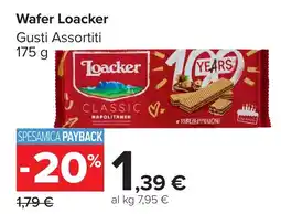 Carrefour Market Wafer Loacker Gusti Assortiti offerta
