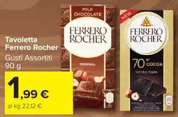 Carrefour Market Tavoletta Ferrero Rocher Gusti Assortiti offerta