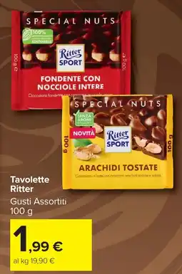 Carrefour Market Tavolette Ritter Gusti Assortiti offerta