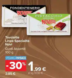 Carrefour Market Tavolette Linea Specialità Novi offerta