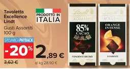Carrefour Market Tavoletta Excellence Lindt offerta