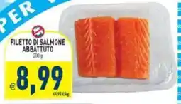 Supermercati Agorà Filetto di salmone abbattuto offerta