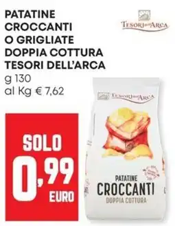 Panorama Patatine croccanti doppia cottura Tesori dell'Arca offerta