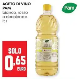 Panorama Aceto di vino Pam offerta