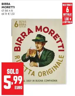 Panorama Birra Moretti offerta
