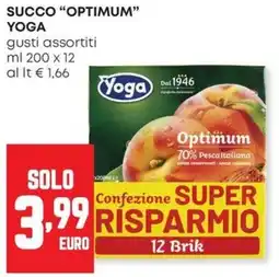 Panorama Succo Optimum Yoga offerta