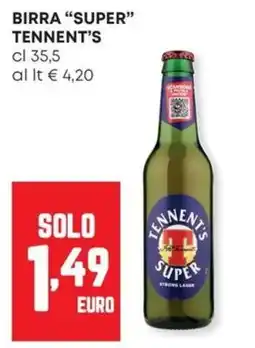 Panorama Birra Super Tennent's offerta