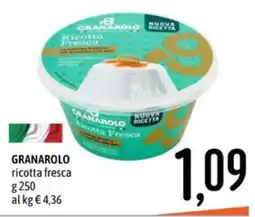 Emisfero Granarolo ricotta fresca offerta