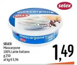 Emisfero SELEX Mascarpone offerta