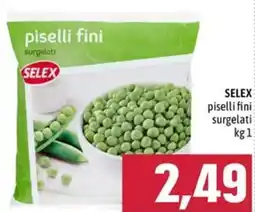 Emisfero SELEX piselli fini surgelati offerta