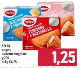 Emisfero Selex crepes assortite surgelate offerta