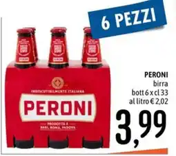 Emisfero Peroni birra offerta