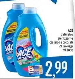 Emisfero ACE Detersivo Igienizzante classico e colorati offerta