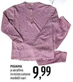 Emisfero Pigiama a serafino in misto cotone offerta