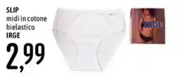 Emisfero Slip midi in cotone bielastico IRGE offerta