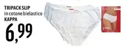 Emisfero Slip in cotone bielastico Kappa offerta