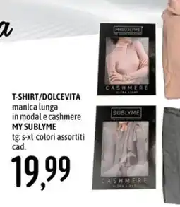 Emisfero T-shirt/dolcevita My Sublyme offerta