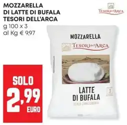 Panorama Mozzarella di latte di bufala Tesori dell'Arca offerta